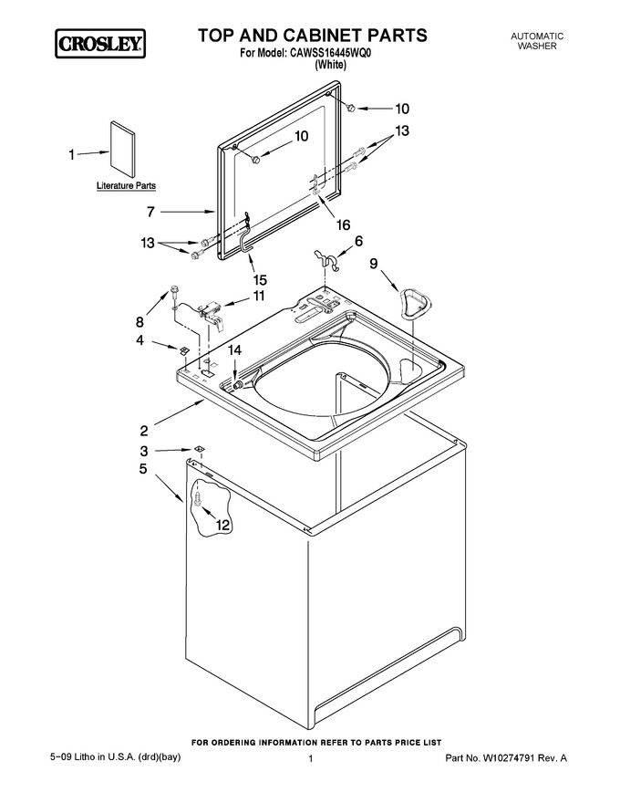 Diagram for CAWSS16445WQ0