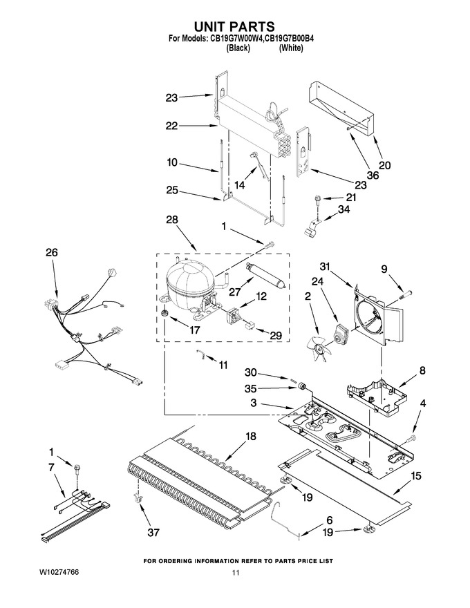 Diagram for CB19G7B00B4