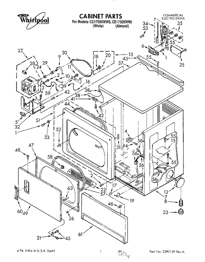 Diagram for CE1750XWN0