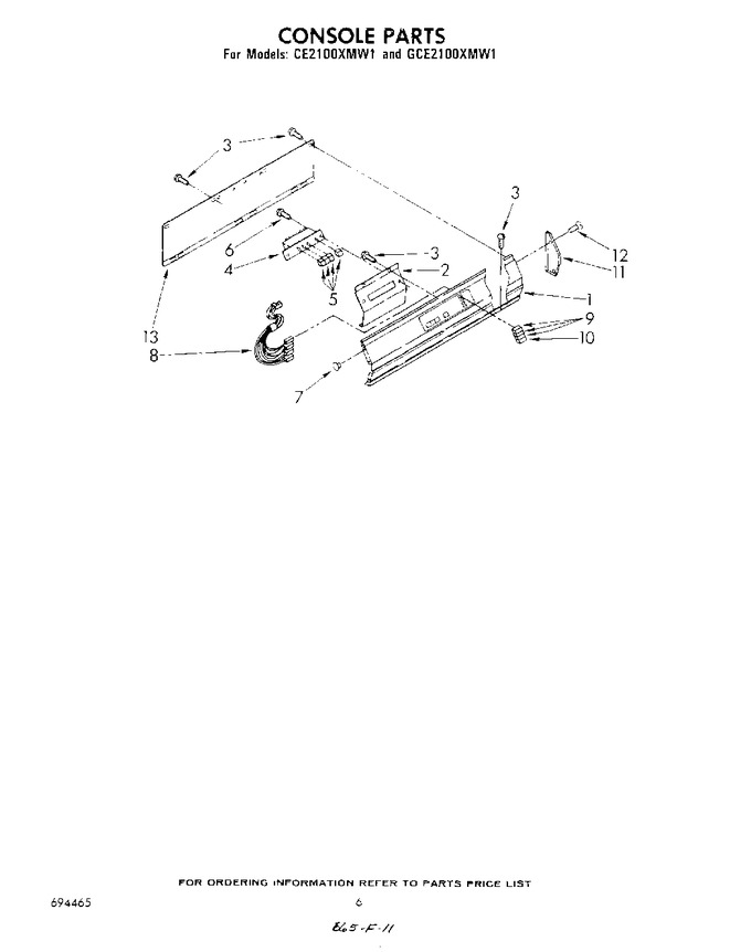 Diagram for GCE2100XMW1