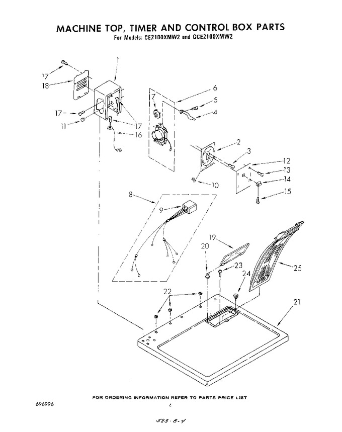 Diagram for GCE2100XMW2