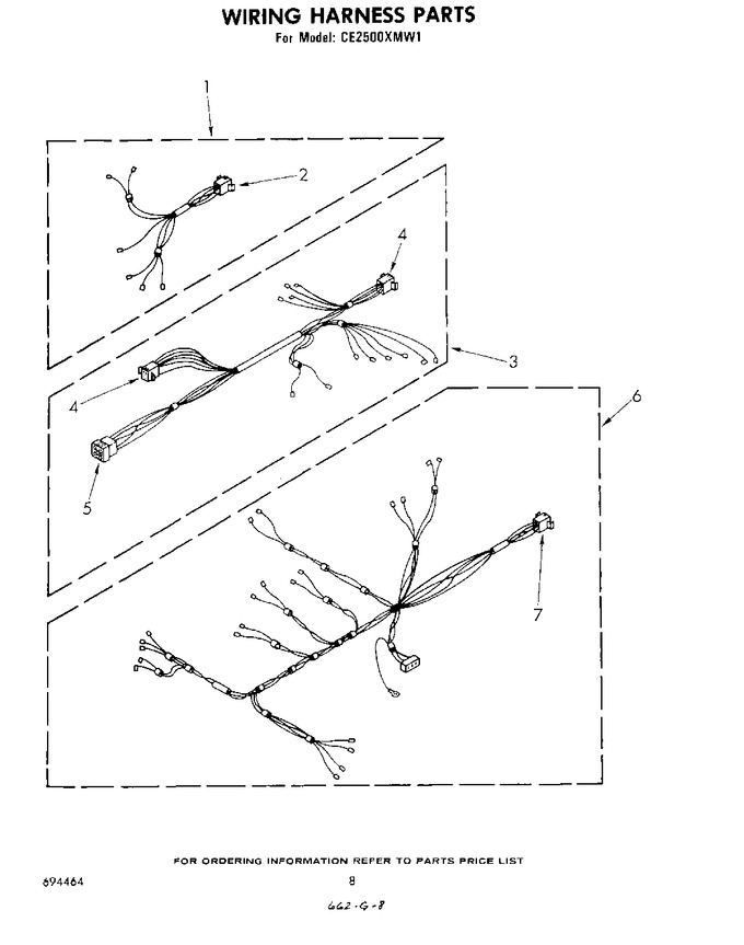 Diagram for CE2500XMW1