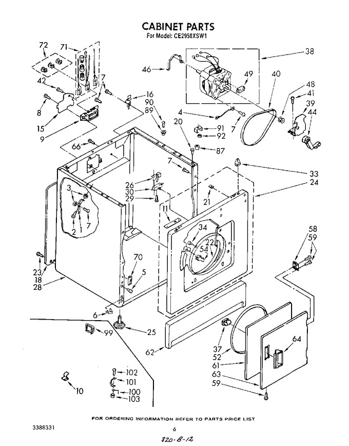Diagram for CE2950XSW1