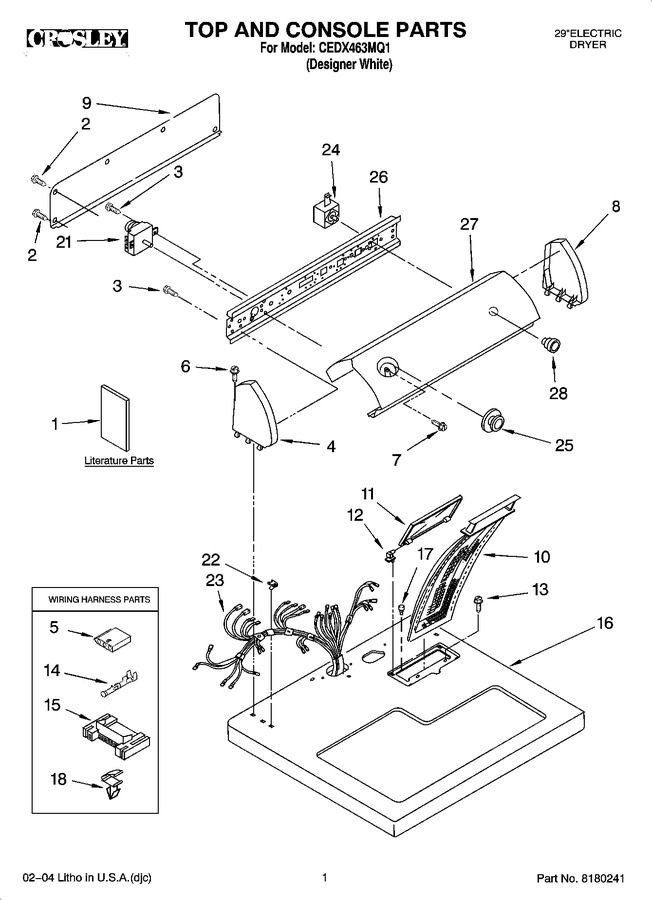 Diagram for CEDX463MQ1