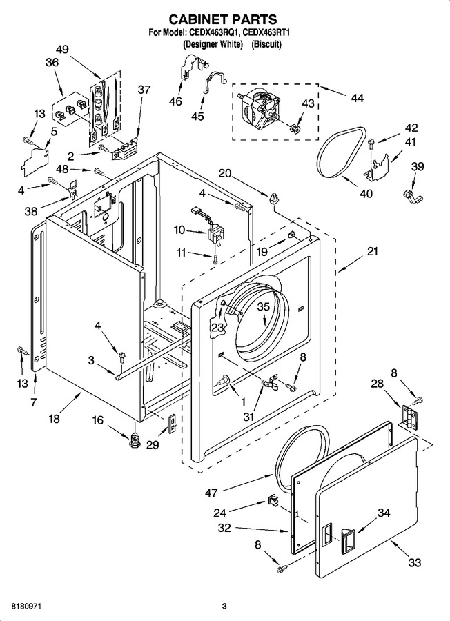 Diagram for CEDX463RQ1