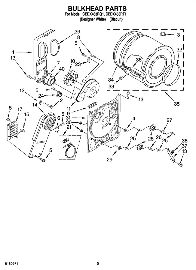 Diagram for CEDX463RT1