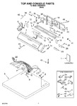 Diagram for 01 - Top And Console Parts