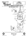 Diagram for 01 - Tub And Basket