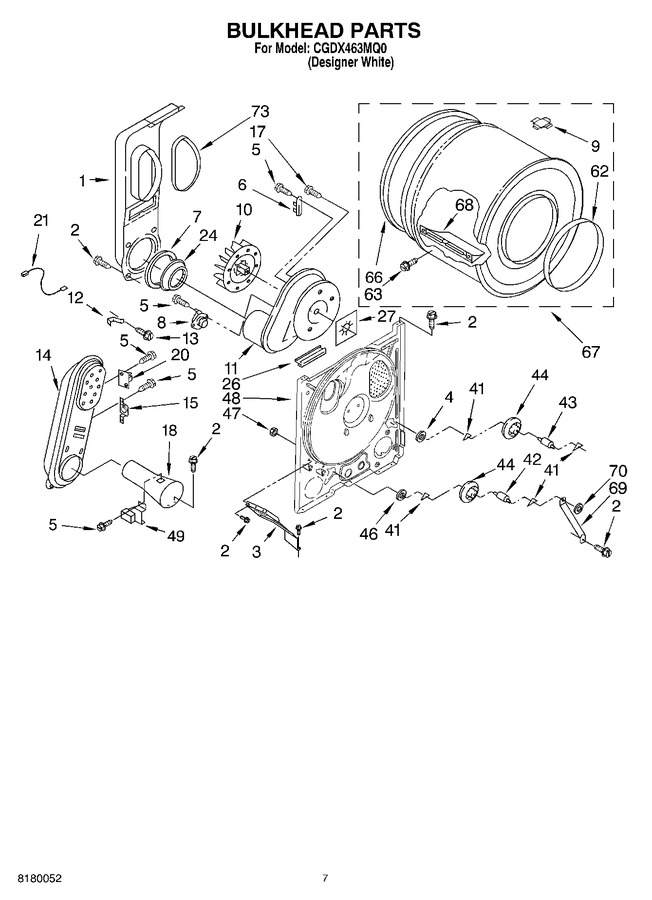 Diagram for CGDX463MQ0