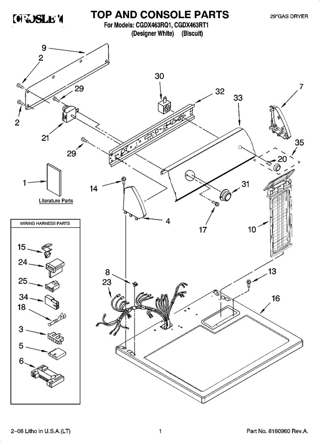 Diagram for CGDX463RT1