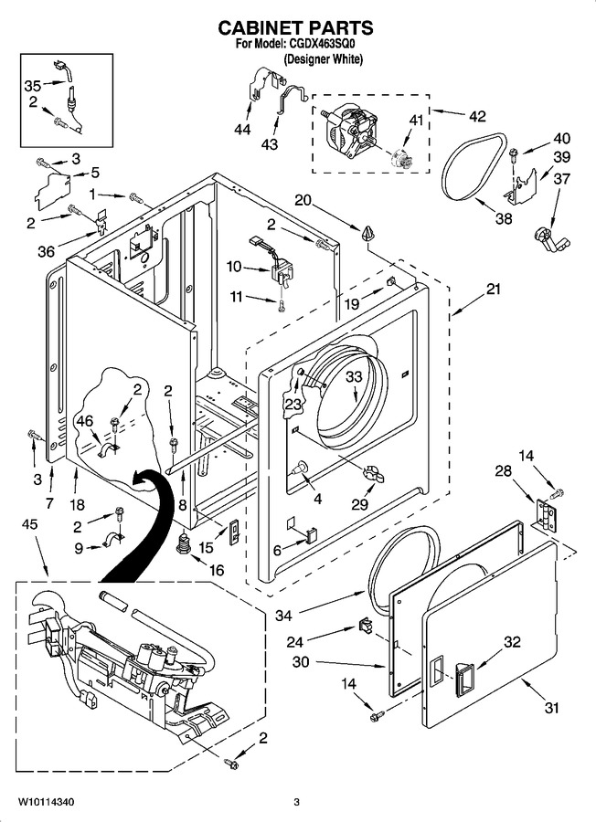 Diagram for CGDX463SQ0