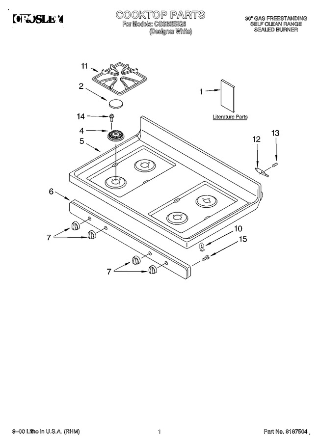 Diagram for CGS365HQ6