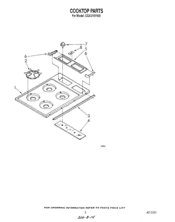 Diagram for CGX315VB0