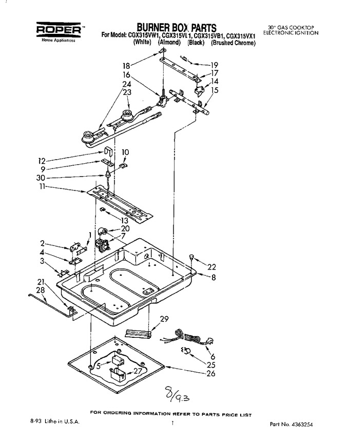 Diagram for CGX315VB1