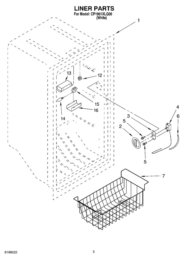 Diagram for CP1961XLQ00