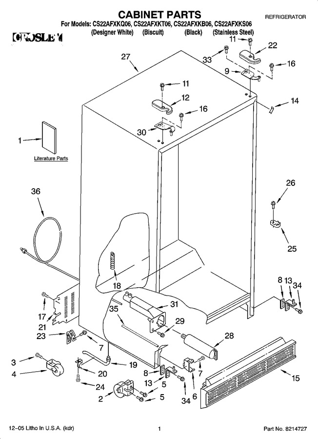 Diagram for CS22AFXKT06
