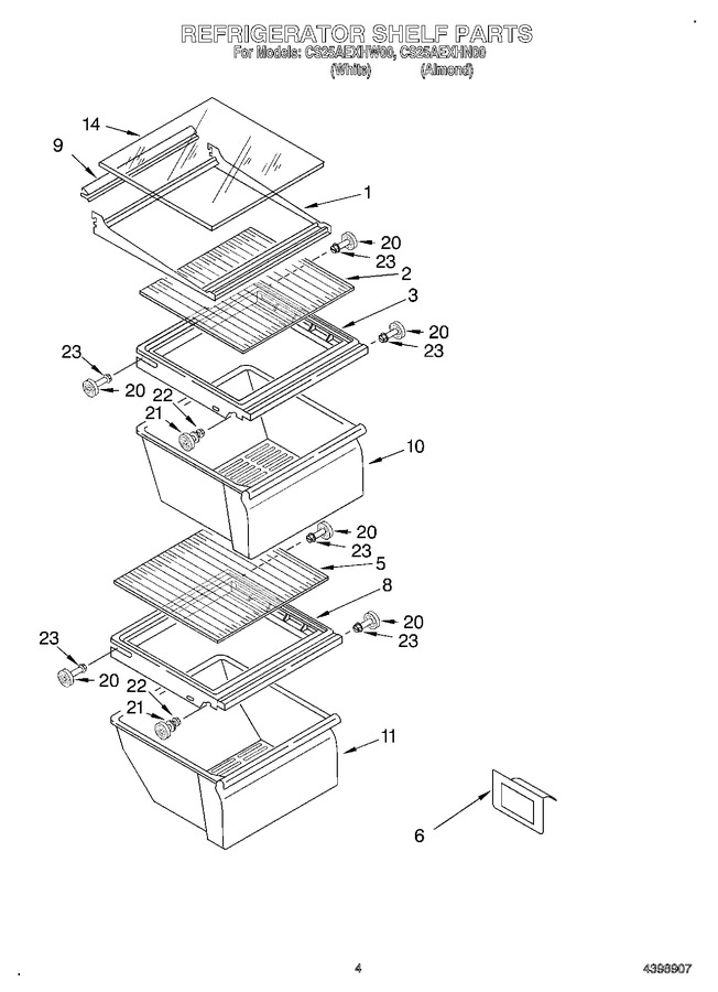 Diagram for CS25AEXHN00