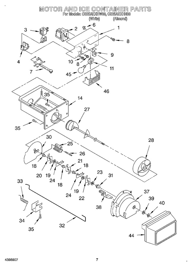 Diagram for CS25AEXHN00