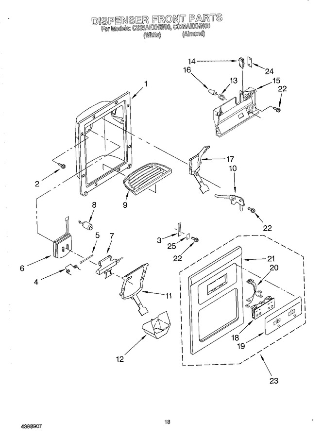 Diagram for CS25AEXHN00