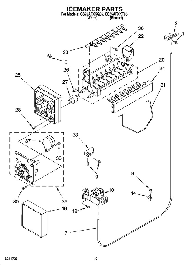 Diagram for CS25AFXKT05