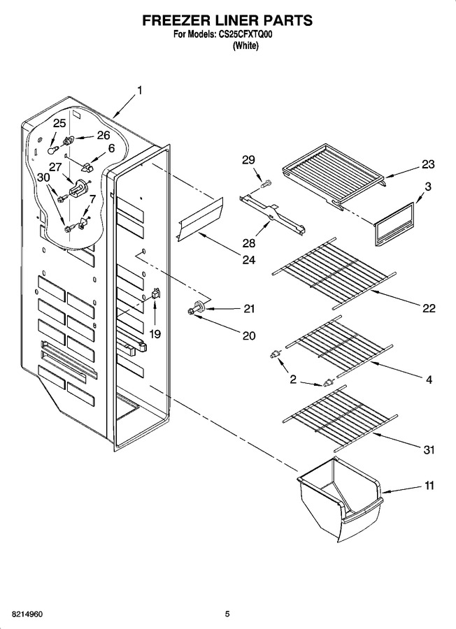 Diagram for CS25CFXTQ00