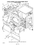 Diagram for 04 - Upper Cabinet And Front Panel