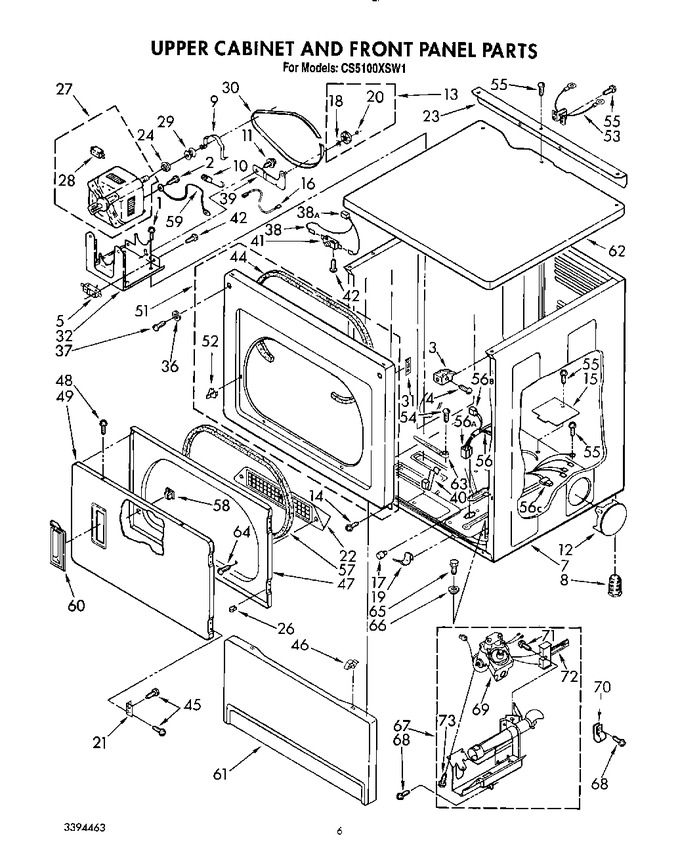 Diagram for CS5100XSW1