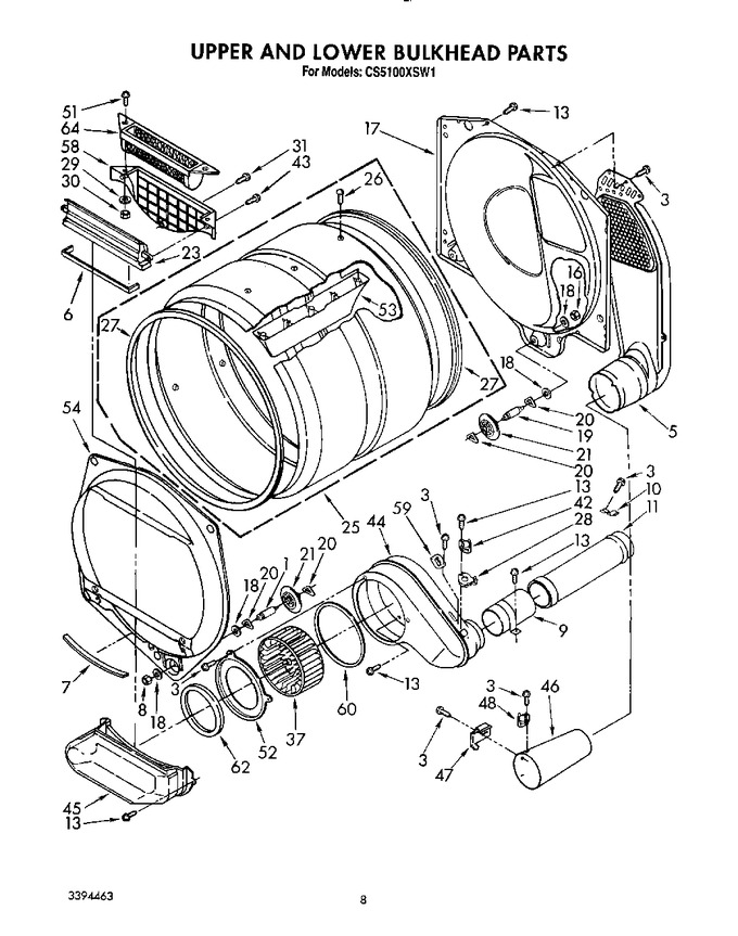 Diagram for CS5100XSW1