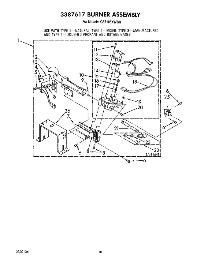 Diagram for CS5105XWN0