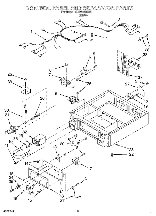 Diagram for CSP2760EW0