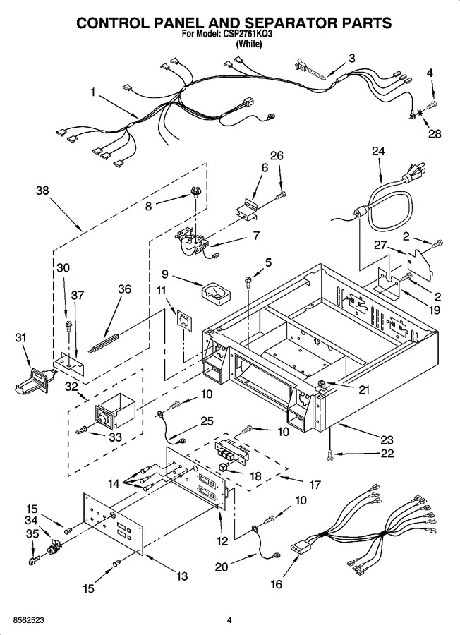 Diagram for CSP2761KQ3