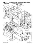 Diagram for 01 - Lower Cabinet And Front Panel