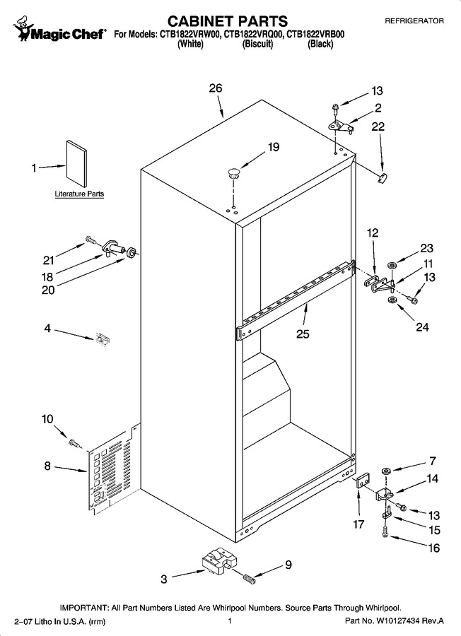 Diagram for CTB1822VRQ00