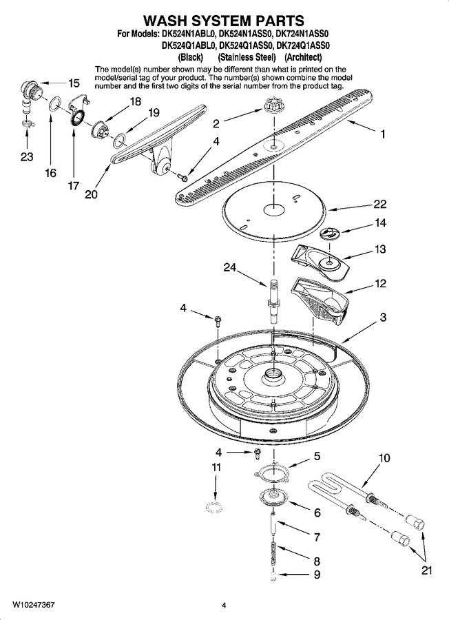 Diagram for DK724N1ASS0