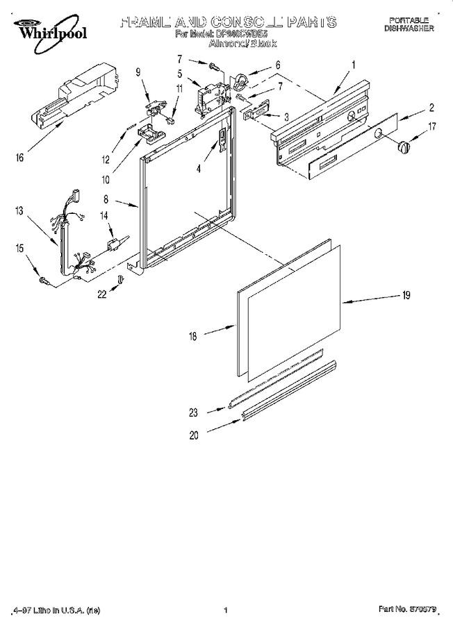 Diagram for DP840CWDB5