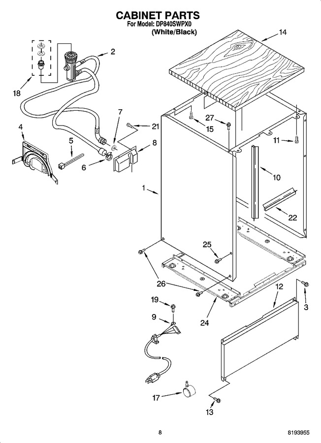 Diagram for DP840SWPX0