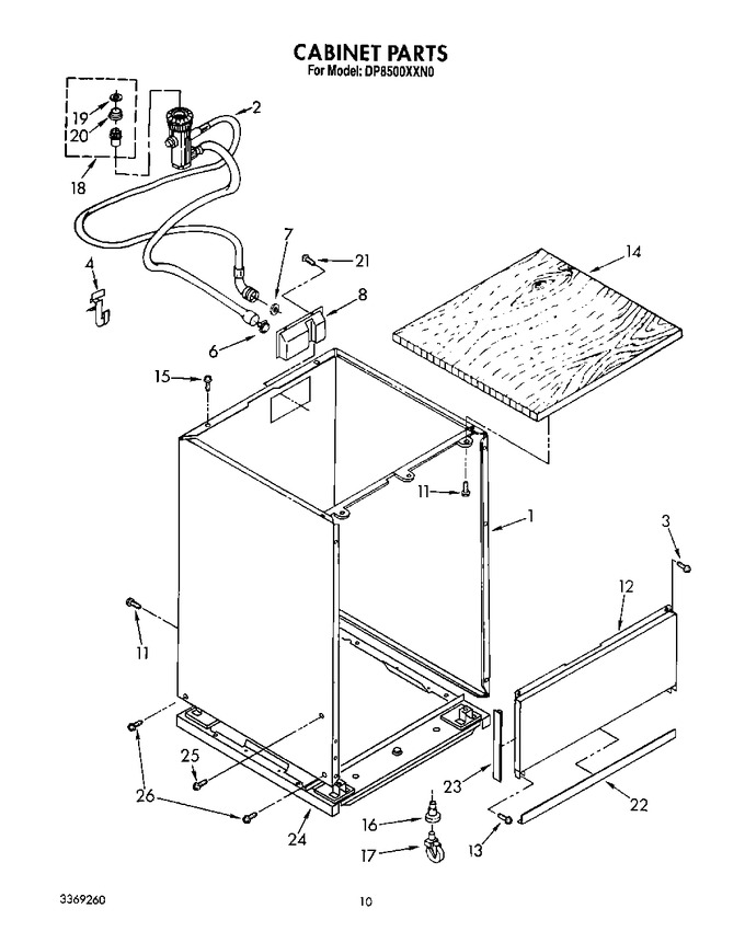 Diagram for DP8500XXN0