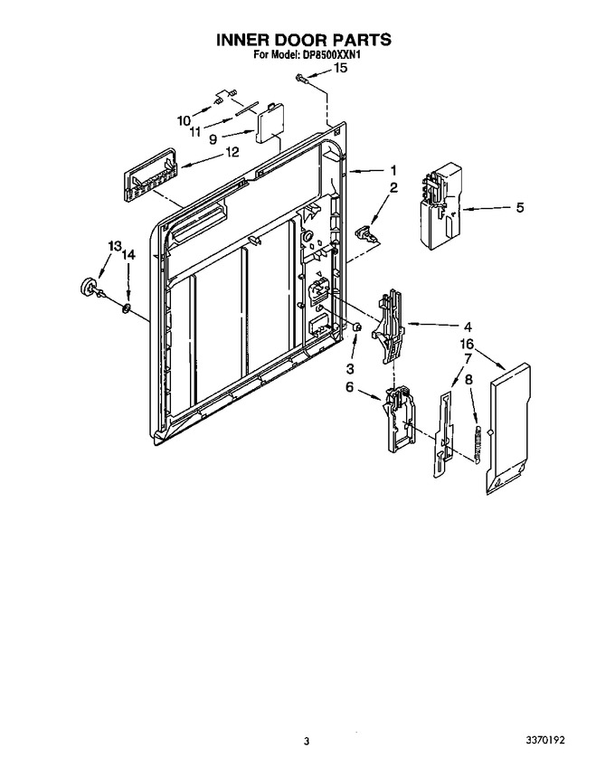 Diagram for DP8500XXN1
