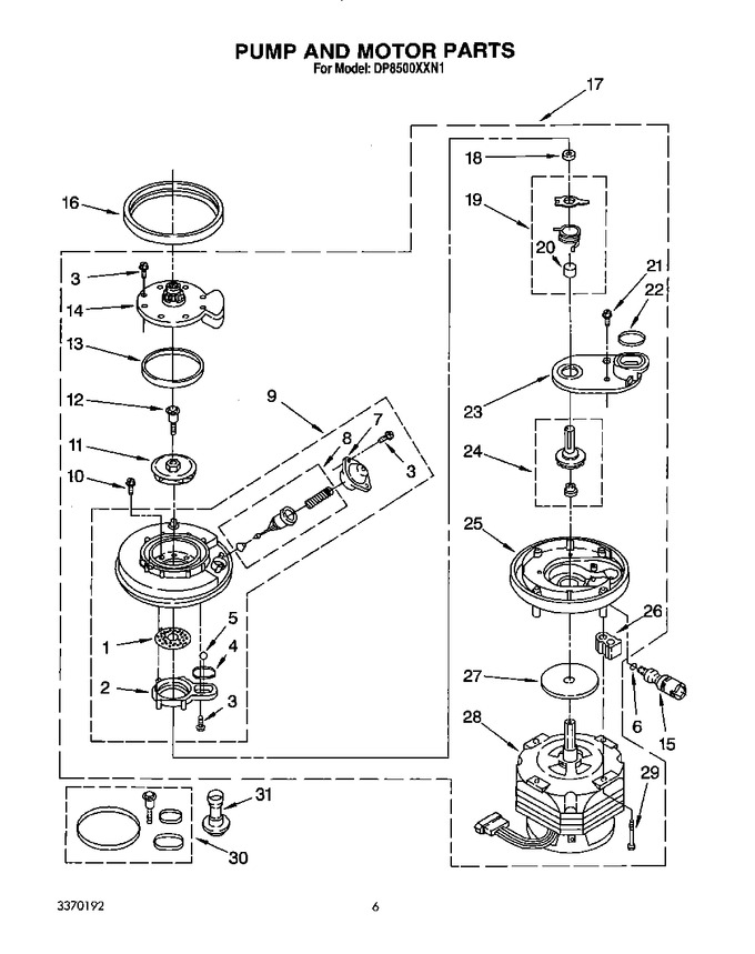 Diagram for DP8500XXN1