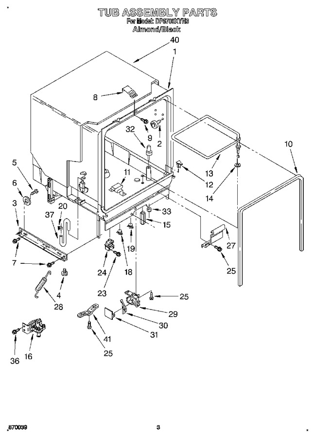Diagram for DP8700XYN3