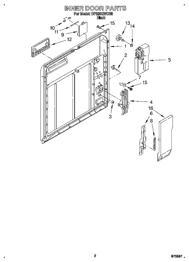 Diagram for DP920QWDB0