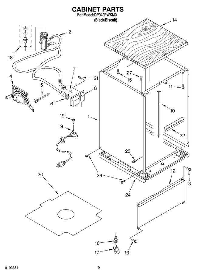 Diagram for DP940PWKM0