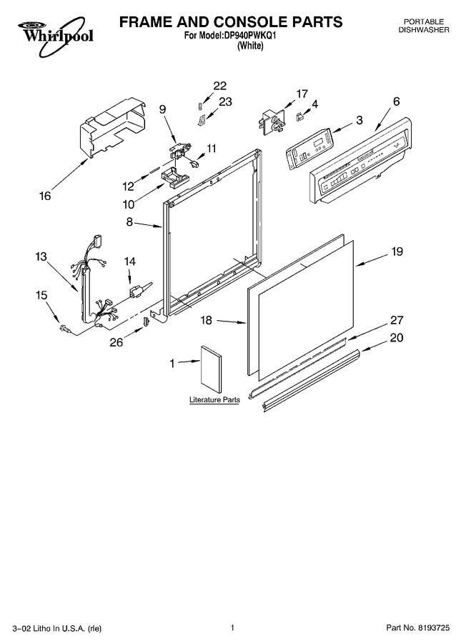 Diagram for DP940PWKQ1