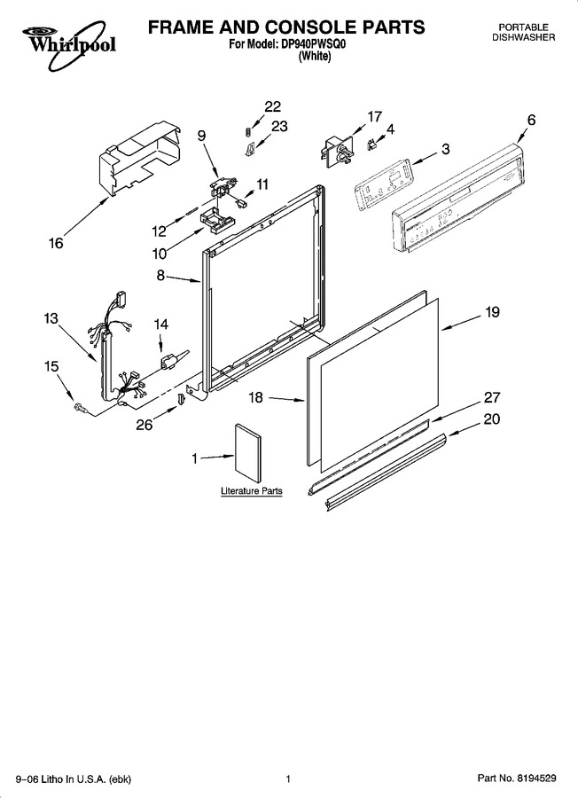 Diagram for DP940PWSQ0