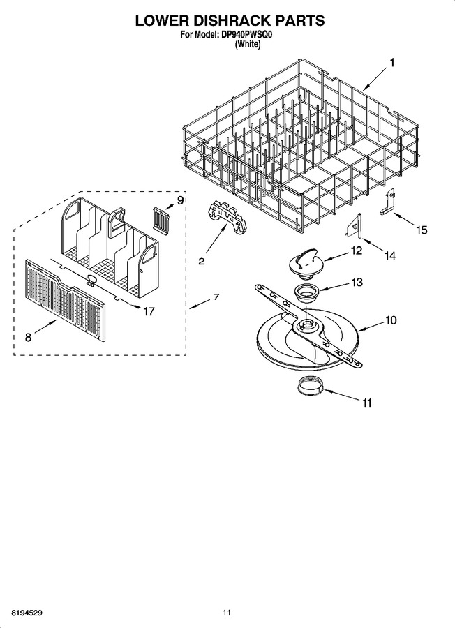 Diagram for DP940PWSQ0