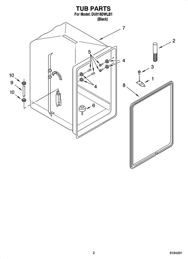 Diagram for DU018DWLB1