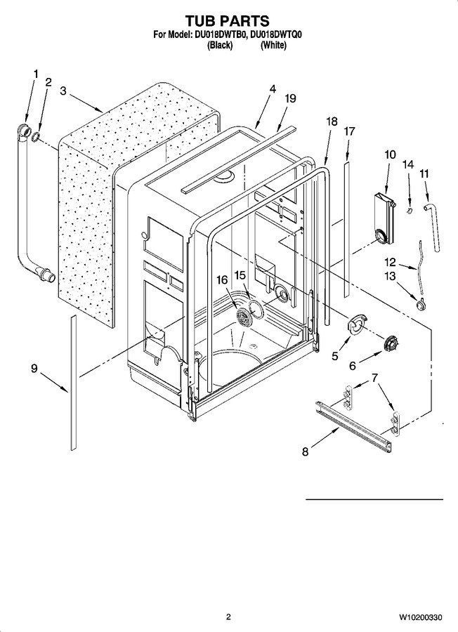 Diagram for DU018DWTB0