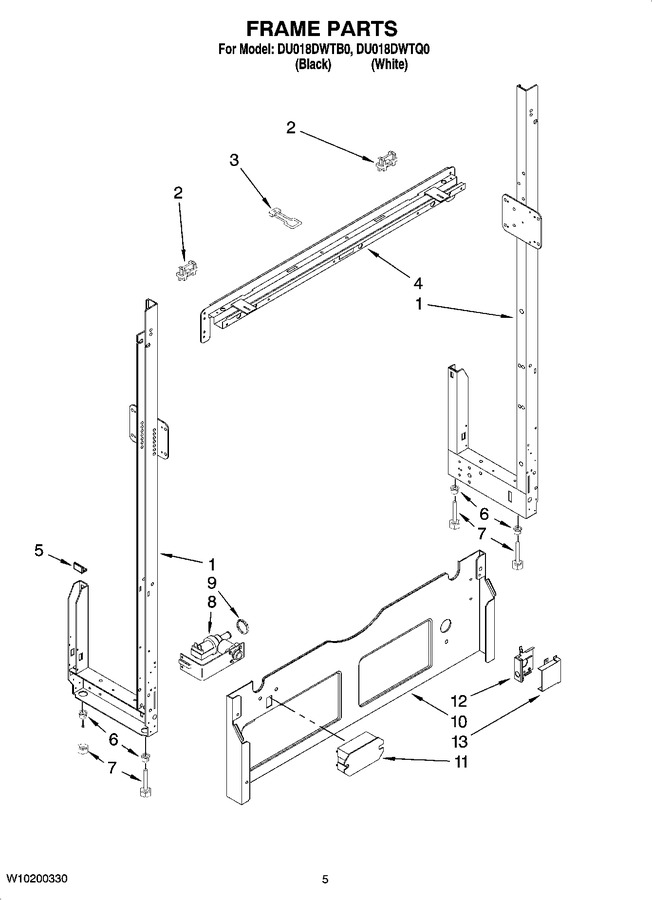 Diagram for DU018DWTB0