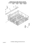 Diagram for 09 - Upper Rack And Track Parts