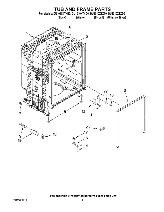 Diagram for DU1010XTXB0